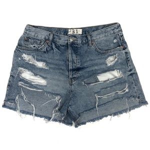 We The Free People Jean Shorts